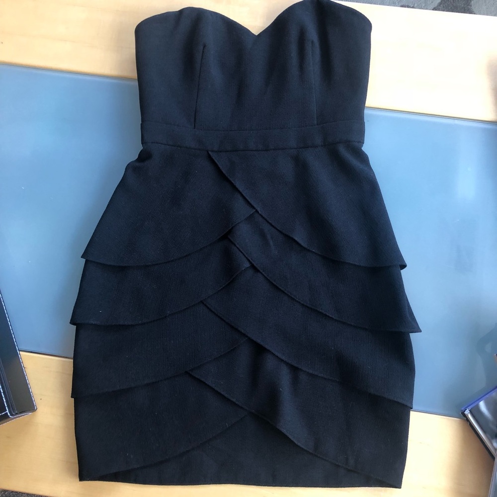 Club Monaco Prue Black Strapless Dress- Size 4